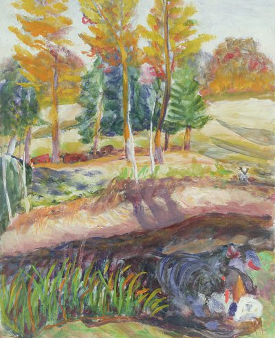 Three Washerwomen on the Banks of a River by Roderic O Conor